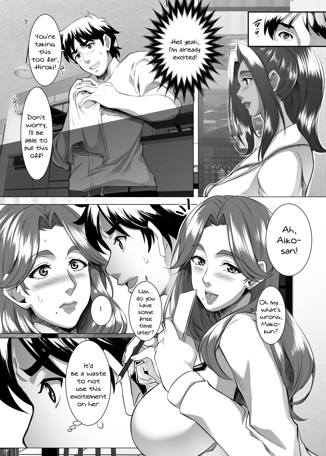 Hentai Manga Comic-Your Mom's A Pretty Good Woman, Huh? Ch.7-Read-6